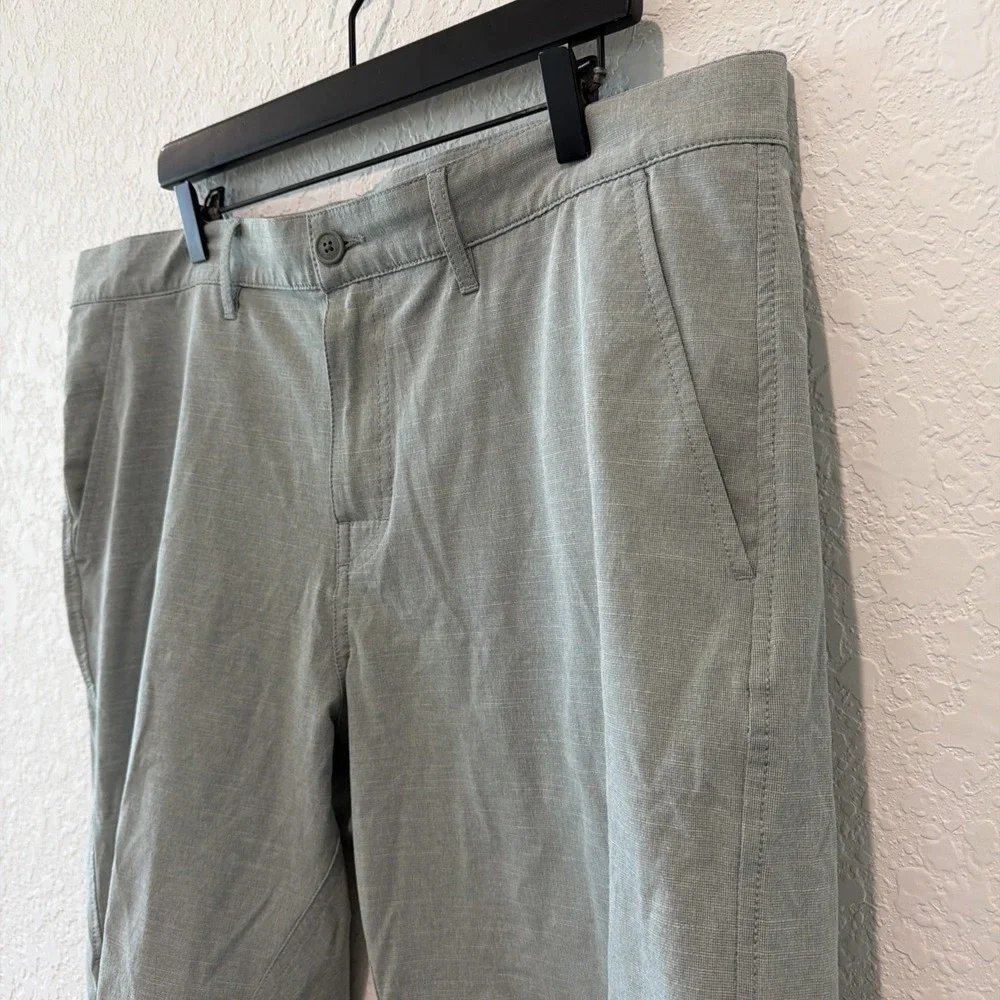 RVCA Dual Purpose Trunk Gray Seafoam Green Men's Short Size 38